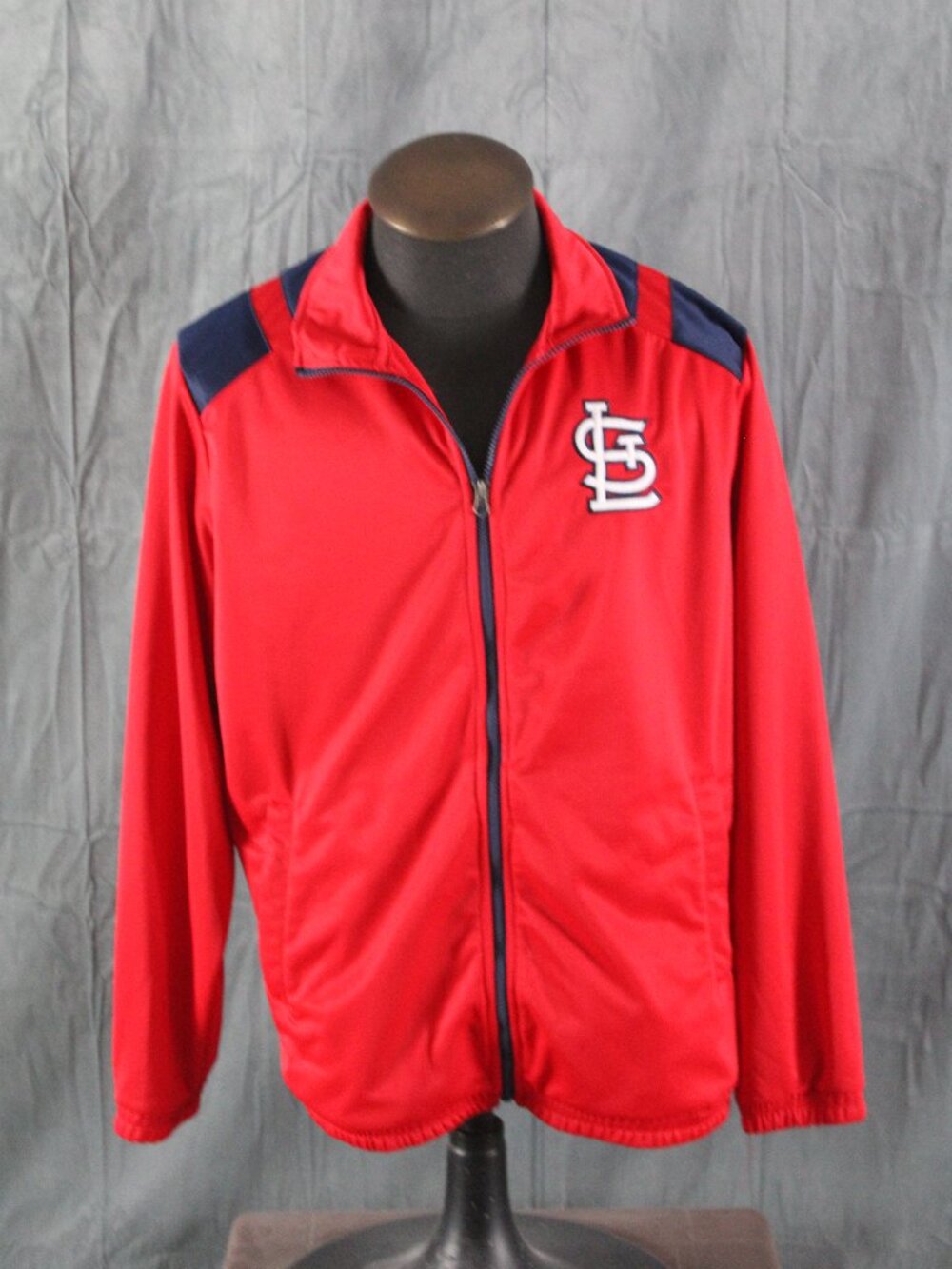 St Louis Cardinals Jacket (Retro) - Track Jacket by Carl Banks - Men's Large